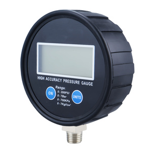 เกจวัดดิจิตอลขนาดเส้นผ่านศูนย์กลาง 80 มม. พร้อมเคสยาง เกจวัดความดันดิจิตอลแบบ LCD - Product Image 4