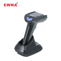Pemindai Kode QR 2D Nirkabel Genggam EWMA DS220BT untuk Inventaris Logistik, Pembaca Kode Bar & Kode QR