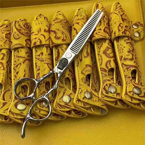 Ciseaux de coiffure Inoue Fire 6 pouces, ciseaux à effiler, ciseaux plats, acier inoxydable 440C, pour droitiers, usage professionnel, personnalisation prise en charge - Product Image 3