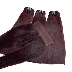 Compre cabello humano virgen crudo de Vietnam, con cutículas alineadas, sedoso, suave, sin enredos, precio al por mayor, envío rápido a todo el mundo ahora. - Product Image 1