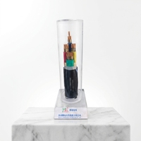 Câble solaire haute tension blindé souterrain avec conducteur en cuivre et isolation en PVC durable pour utilisation en centrale électrique