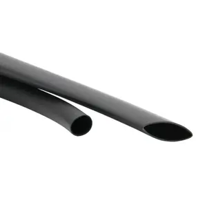 WWC Woer VT200 Viton 200 Fluororubber Fluorine Rubber Heat Shrink Tube 2:1 1/8" 3/8" Modified Black Fluoroelastomer Tubing