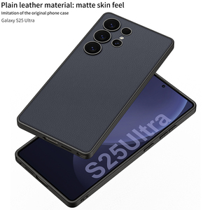 Ốp điện thoại Samsung Galaxy S25 Ultra tương thích, chất liệu da PU mềm, cá nhân hóa, bảo vệ toàn diện với lớp sơn kim loại thời trang - Product Image 2