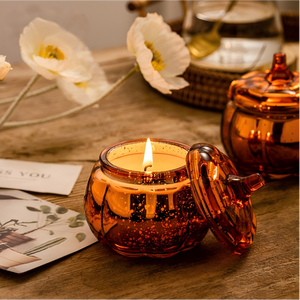 Velas Aromáticas de Cera de Soja con Forma de Calabaza, Juego de 2 Piezas, con Logotipo Personalizado de Alta Calidad, para Halloween, Andrew Af <span class=keywords><strong>Waal</strong></span> Senior - Product Image 2