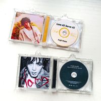 Produits populaires HuanDao, porte-clés personnalisé en forme de mini CD NFC, disque acrylique, porte-clés en vinyle NFC, porte-clés en forme de boîtier de CD