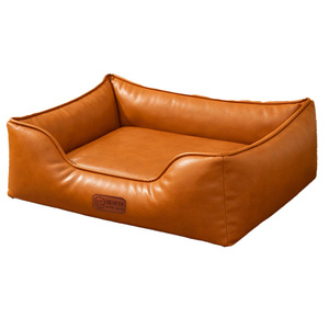 <span class=keywords><strong>Grand</strong></span> lit <span class=keywords><strong>pour</strong></span> <span class=keywords><strong>chien</strong></span> végétalien, canapé-lit en cuir avec <span class=keywords><strong>coussin</strong></span> <span class=keywords><strong>orthopédique</strong></span>, nid douillet <span class=keywords><strong>pour</strong></span> chats et grands chiens, confortable <span class=keywords><strong>pour</strong></span> l'intérieur - Product Image 3
