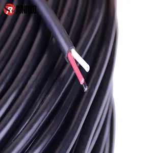 3 Core PVC Copper Cable 6.0mm Black Color Electric Wires Power Cable 20awg