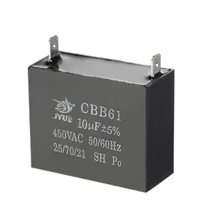 Condensador de símbolos de motor de CA, componente electrónico, 25uf, 250vac