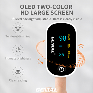 เครื่องวัดออกซิเจนและชีพจรแบบหนีบนิ้วสำหรับใช้ในบ้าน: ความอิ่มตัวของออกซิเจนในเลือดและการตรวจวัดอัตราการเต้นของหัวใจสำหรับผู้สูงอายุ - Product Image 4