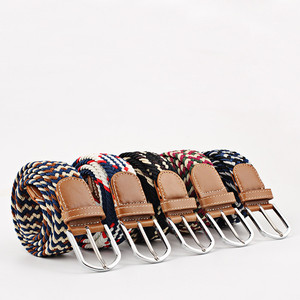 <span class=keywords><strong>Ceinture</strong></span> tressée extensible à boucle en alliage <span class=keywords><strong>pour</strong></span> femmes <span class=keywords><strong>Ceinture</strong></span> élastique de tissage <span class=keywords><strong>pour</strong></span> femmes - Product Image 4