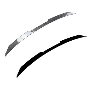 Bmw 5 Series G60 Rear Wing Piano Black Carbon Fiber Texture Ducktail Spoiler For 2024+ 525i 530i Trunk Lip - Product Image 5