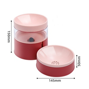 Adorable gamelle surélevée et arrondie pour animaux de compagnie, protection du cou pour chats et chiens, en plastique durable, pour usage intérieur/extérieur/en voyage - Product Image 6