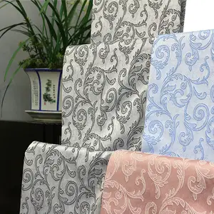 Moda tasarımı jakarlı krep kumaş kumaş ev tekstili kumaşı perdeler ve masa örtüsü