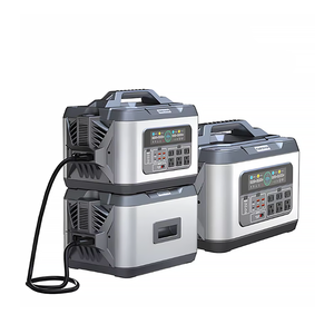 Batterie lithium-ion portable 2880Wh à charge rapide, panneau solaire, source d'alimentation automobile, contrôleur MPPT, onde sinusoïdale pure, utilisation domestique EU/US/UK - Product Image 1