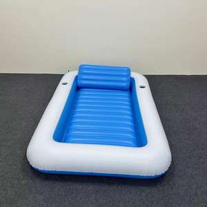 Vasca abbronzante gonfiabile galleggiante, piscina galleggia per adulti con cuscino, 4 in 1 vasca abbronzante - Product Image 2