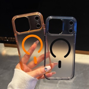 เคสโทรศัพท์มือถือแบบแม่เหล็กป้องกันการกระแทก ผลิตจากวัสดุ TPU+PC แบบด้านใส ป้องกันเลนส์กล้อง สำหรับ iPhone 17 Pro Max - Product Image 2