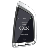 Clé de voiture intelligente universelle de luxe Ruibaili CF568 en alliage d'aluminium avec écran LCD, 4 boutons, programmateur multilingue, entrée automatique