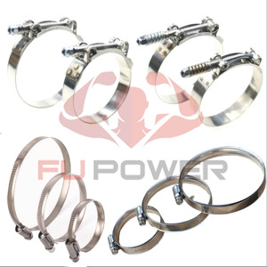 SUS304 Custom Sure Grip Worm Gear/T Bolt Manguera Abrazadera Sherley <span class=keywords><strong>Elida</strong></span> Heavy Duty Tensión constante Nueva condición - Product Image 1