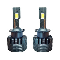 Phares LED automobiles série D, design traversant D1S-D5S ; Kit de conversion LED non invasif 12V 40W 6000LM, ajustement universel