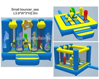 Mini videur gonflable sous-marin pour tout-petits avec obstacle intérieur