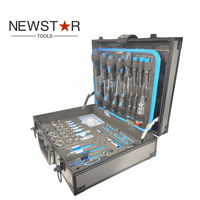 Newstar – Nouveaux kits d'outils professionnels de qualité industrielle, 498 pièces, en coffret aluminium, pour l'entretien automobile et la quincaillerie