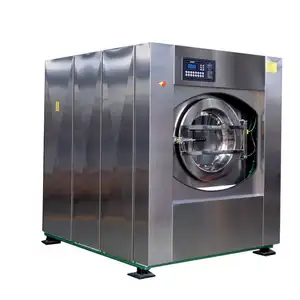 High-efficiency large-scale hotel commercial cleaning equipment 50 kg industrial washing machine