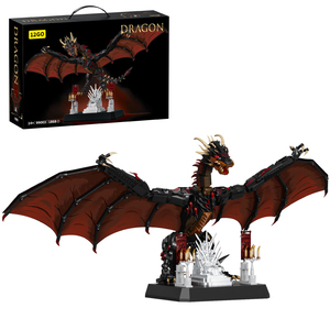 99003 <strong>Dragon</strong> Series <strong>Game</strong> <strong>of</strong> <strong>Thrones</strong> Fire <strong>Dragon</strong> Flying Dinosaur Educational Building Blocks for Kids Difficult Level Model Toy - Product Image 2