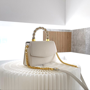 Mini bolso de mano cuadrado con logotipo personalizado para mujer, conjunto de bolsos de piel vegana de alta calidad, cruzado, <span class=keywords><strong>2022</strong></span> - Product Image 3