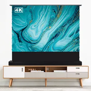 Màn Hình Máy Chiếu ALR Chạy Điện NBL 120 Inch Màn Hình Máy Chiếu Tăng Cao 4K UST Màn Hình Máy Chiếu Nâng Sàn Có Động Cơ