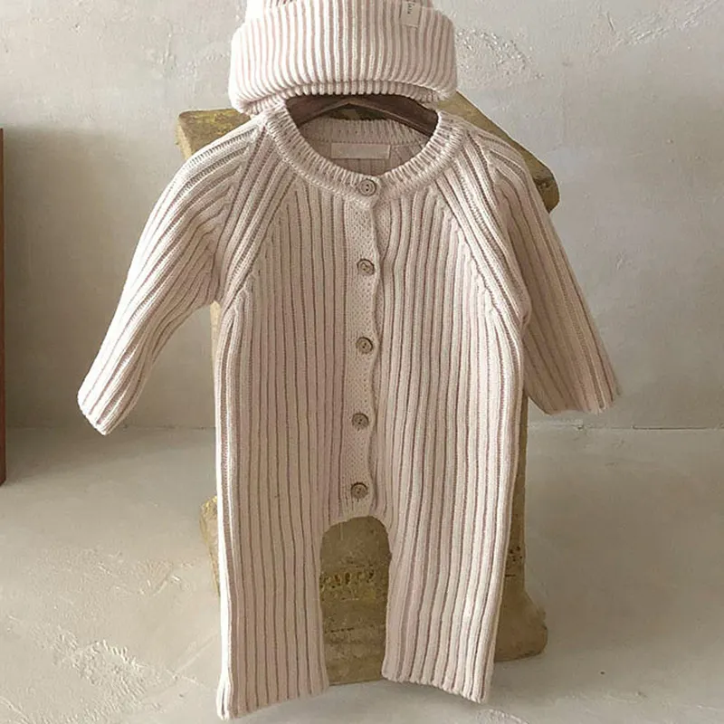 Tuta da notte per neonato maglieria in lana lavorata a maglia tutina per bambini per bambini