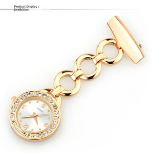 Custom Logo Pocket Watch Portable Silicone Digital Clip-On Silicon Pocket Nurse Watch Antique Craft Clock - Product Image 3