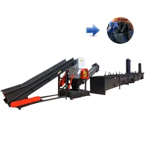 High quality pet plastic bottle crushing washing drying recycling line plastic recycling machine for plastic bottles