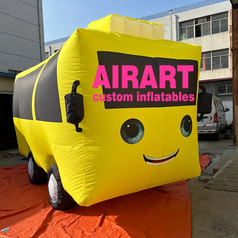 Z05 funny inflatable bus costume for children game play