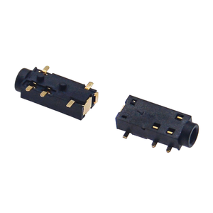 PJ-237 Conector de Audio Estéreo de 2.5mm, Montaje SMT de 5 Pines con Contactos Chapados en Oro y Postes de Montaje, Conector Hembra de Alta Calidad - Product Image 4