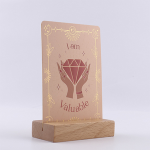 Carta di affermazione giornaliera per il Set con espositore e scatola decorativa fatta di carta Premium piena di <span class=keywords><strong>messaggi</strong></span> positivi - Product Image 2