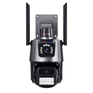 Caméra PTZ sans fil V380pro à double objectif, 1080P, étanche IP66, surveillance extérieure avec vision nocturne et interphone vocal - Product Image 1