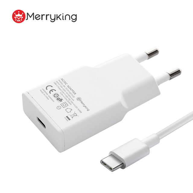 Merryking Customized Type C PD Power Delivery 20W Gan Fast Charger Support All Kind of Android Phone