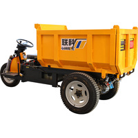 Mini-dumper sur chenilles LK200E / Mini-dumper de jardin / Mini-dumper à barre de poussée / Mini-dumper électrique