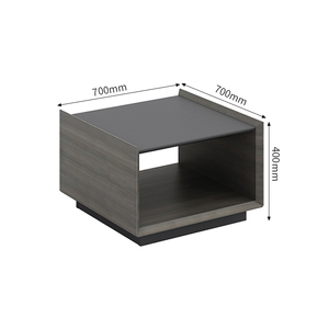 خشب مربع بسيط حديث والمكتب أو طراز اللوحة - Product Image 1