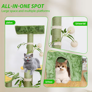 Haute qualité Offre Spéciale bambou forme chat escalade arbre chat jouant gratter chat endormi sisal <span class=keywords><strong>griffoir</strong></span> - Product Image 5