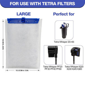 Sacs filtrants non tissés, cartouche filtrante pour aquarium, grande et petite taille, blanc, résistant aux acides et aux alcalis, filtre à liquide - Product Image 2