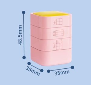 In stile 3-in-1 <span class=keywords><strong>timbro</strong></span> giocattolo quadrato 23mm <span class=keywords><strong>timbro</strong></span> nome impermeabile per il nome dell'abbigliamento Imprinting <span class=keywords><strong>timbro</strong></span> per bambini - Product Image 1