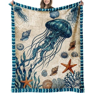 <b>Halloween</b> Skeleton Ghost Flannel <b>Blanket</b> Throw <b>Blanket</b> Nap <b>Blanket</b> Party Decor Horror Gift Machine Washable Fade Resistant YH-MT - Product Image 6