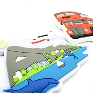 Imán de nevera de PVC de recuerdo, magnético, de cloruro de polivinilo, de goma suave, lavable, personalizado en 2D, con maqueta gratuita de Industrial Maker. - Product Image 5