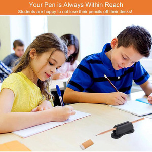 Soportes de Silicona para Bolígrafos y Marcadores, Fáciles de Instalar, Adhesivos, para Lápices, Material Escolar y de Oficina, para Escritorio y Pared - Product Image 3