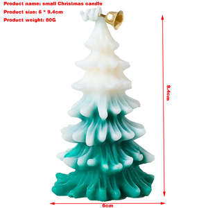 Meilleure vente arbre de Noël aromathérapie bougie fleur de glace bougie INS style Santa Tree bougie pour cadeaux de Festival - Product Image 5