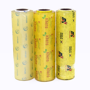 Película de PVC Transparente de Grado Alimenticio, Biodegradable, Resistente, para Envolver Alimentos y Carne - 450 mm - <span class=keywords><strong>600</strong></span> Metros - 12 µm - Product Image 2