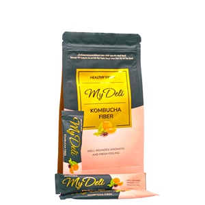 เครื่องดื่มผสมไฟเบอร์คอมบูชาพร้อมดื่ม ปรุงสำเร็จจากชาหมัก สำหรับแบรนด์สุขภาพแบบ Private Label และ OEM ช่วยระบบย่อยอาหาร - Product Image 1