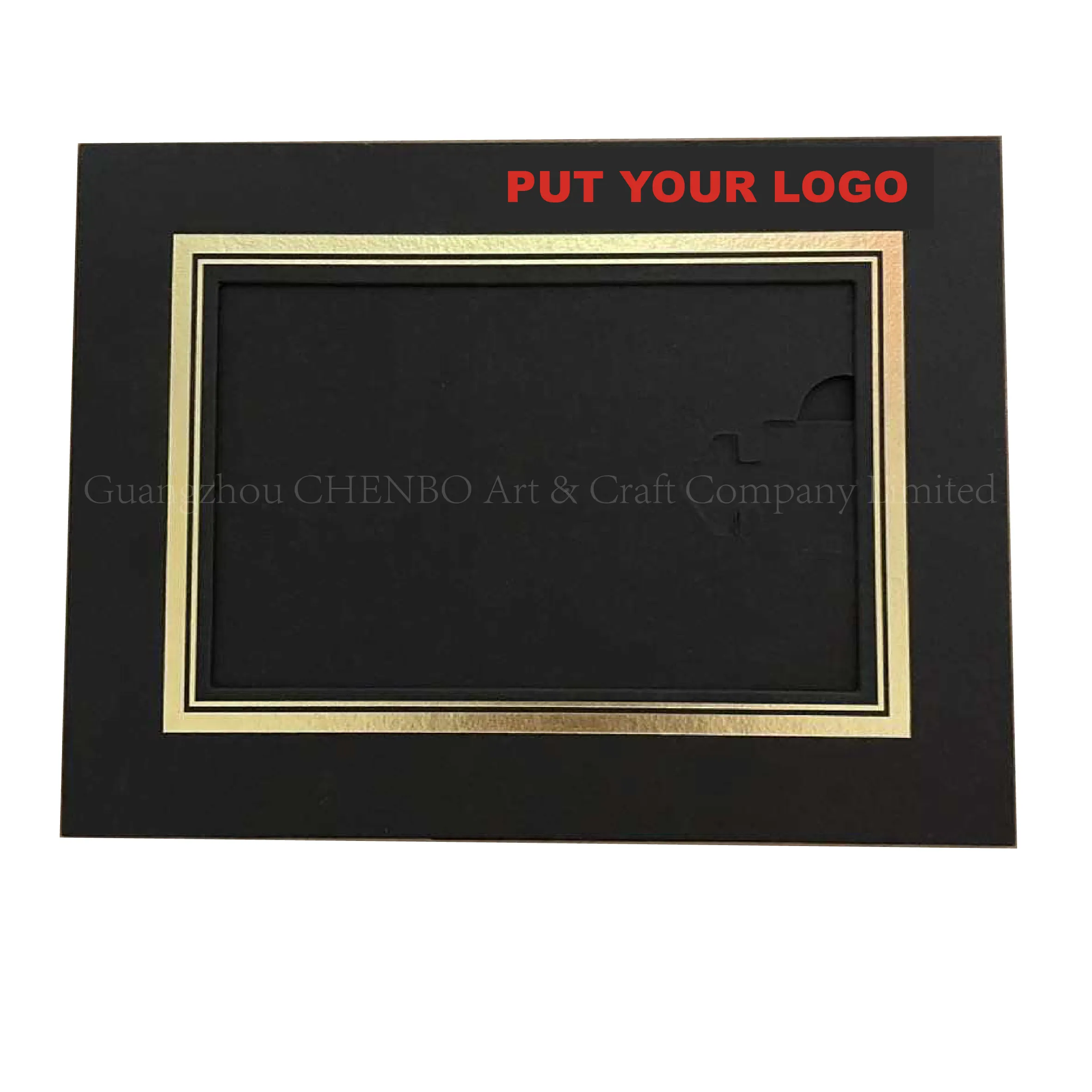 customize Souvenir Las Vegas Gold foil black photo frame fit 4x6  5x7  6x8 or 8x10 inches photo  white cardboard photo frame