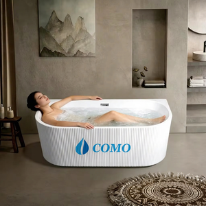 Bañeras de Hidromasaje Blancas Independientes para Exteriores, Bañeras de Spa, <span class=keywords><strong>Bañera</strong></span> de Hidromasaje para Villas, <span class=keywords><strong>Bañera</strong></span> con Temperatura Constante - Product Image 1